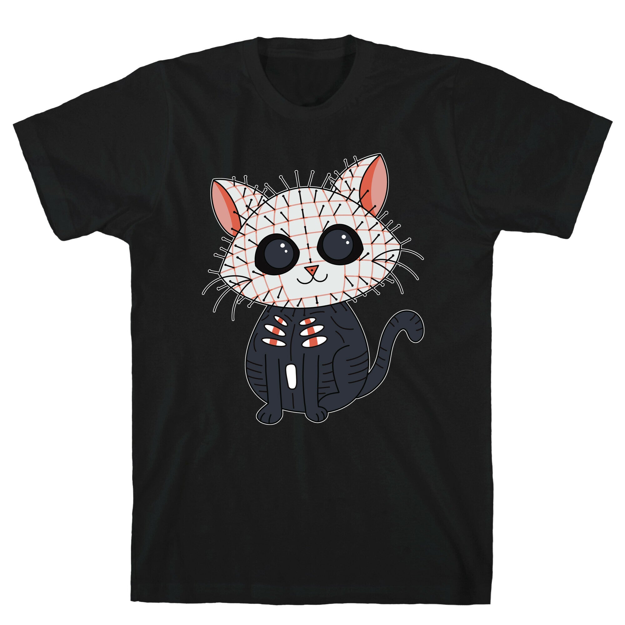 Hellraiser Pinhead Kitten T-Shirt